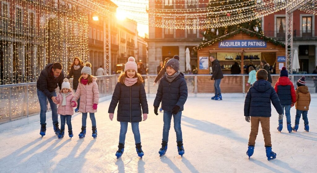 Alquiler de pista de hielo infantil