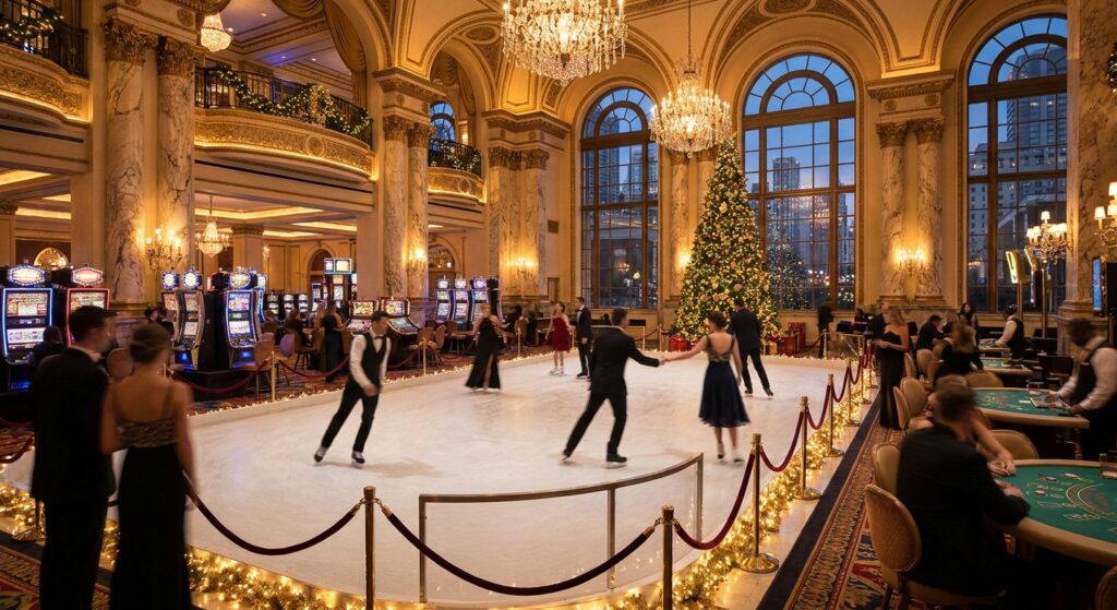 Alquiler de pista de hielo para casinos