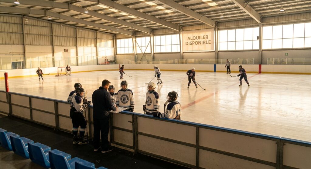 Alquiler de pista de hielo para clubes deportivos