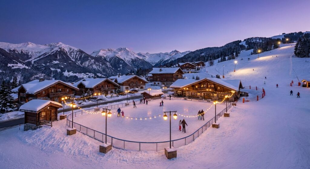 Alquiler de pista de hielo para estaciones de esquí