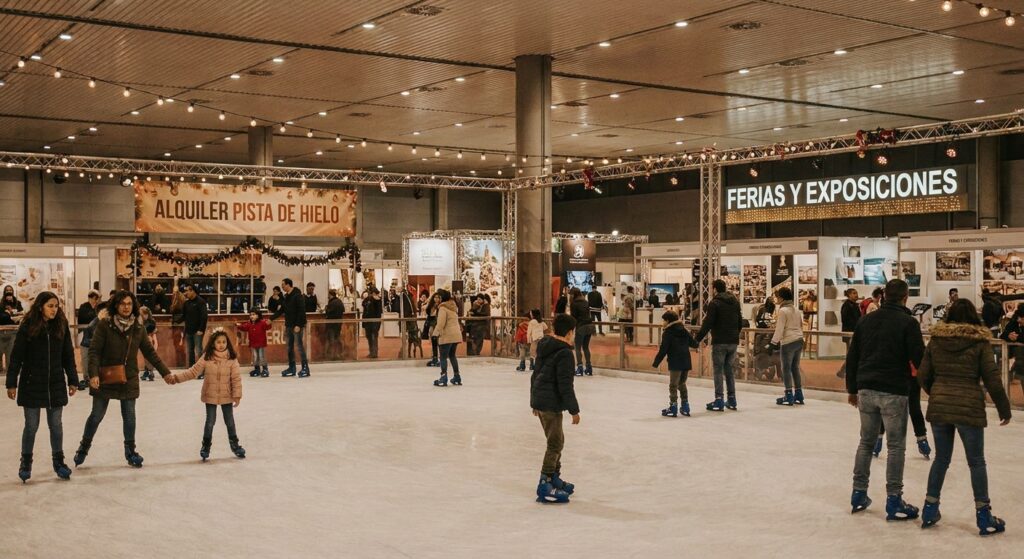 Alquiler de pista de hielo para ferias y exposiciones