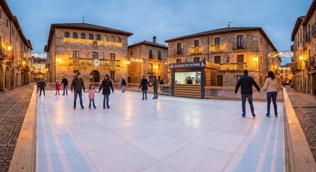 Alquiler de pista de hielo sintético: ventajas y cuándo elegirla