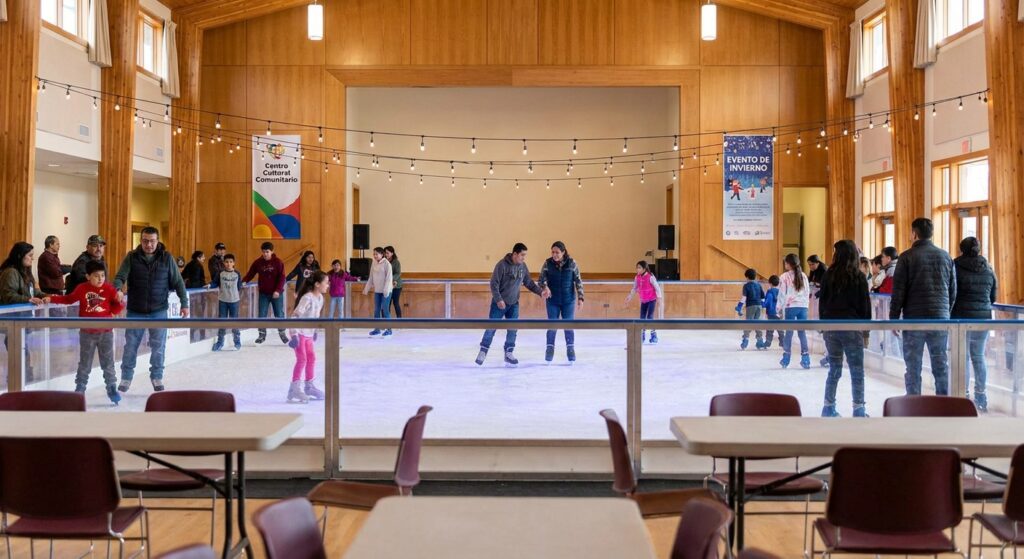 Alquiler de pista de hielo para centros culturales