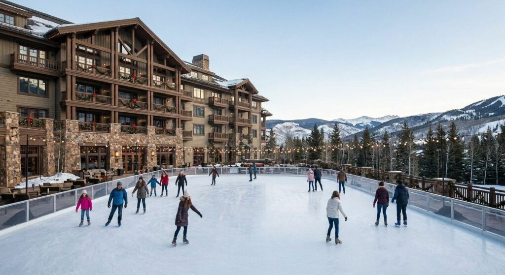 Alquiler de pista de hielo para hoteles