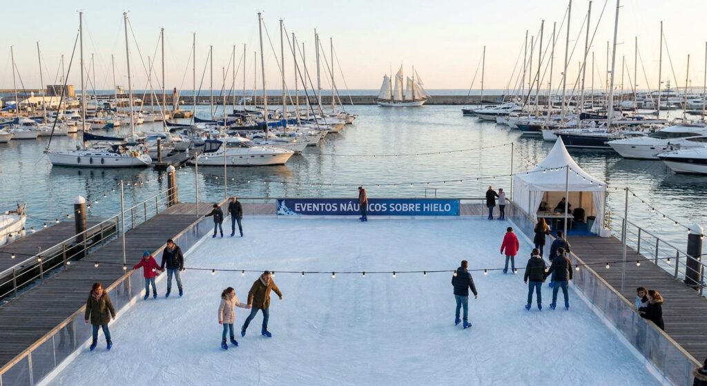 Alquiler de pista de hielo para regatas y eventos náuticos