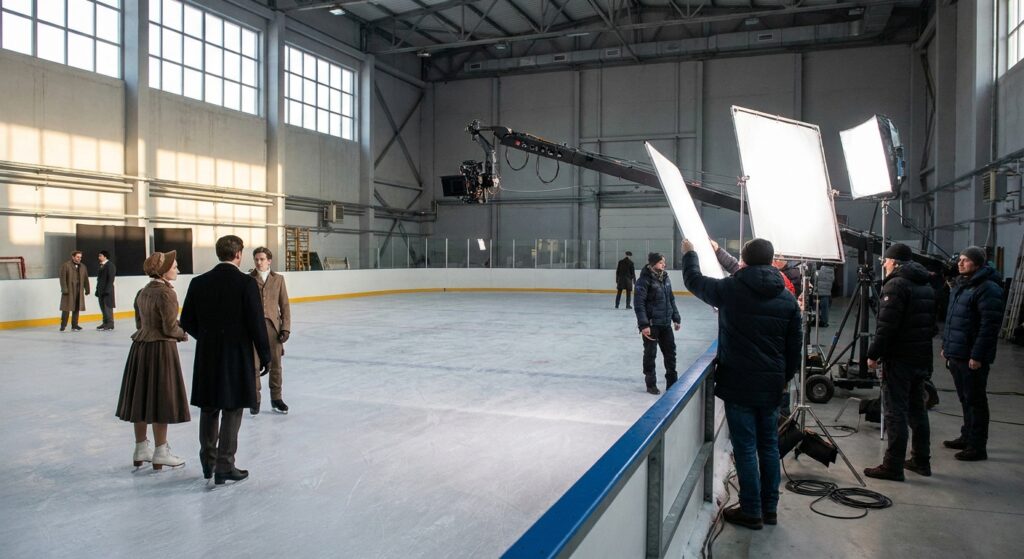 Alquiler de pista de hielo para rodajes de cine y televisión