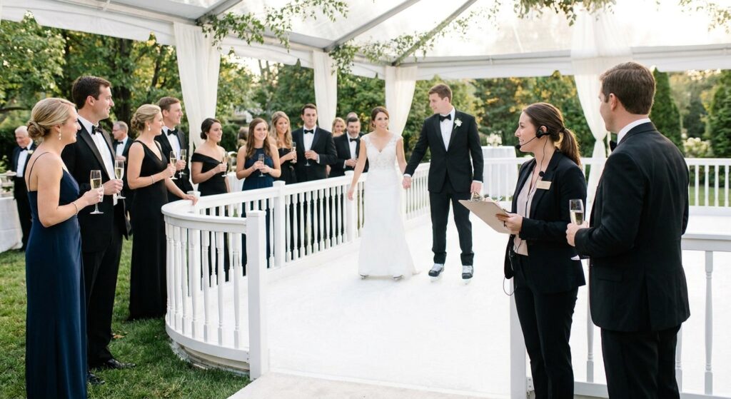 Alquiler de pista de hielo para wedding planners