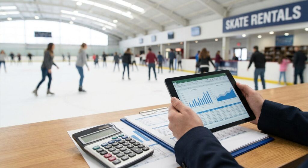 Cómo calcular el retorno de inversión de una pista de hielo