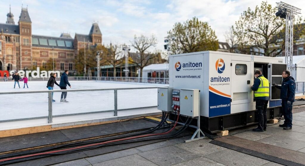 Cómo elegir el proveedor de energía para una pista de hielo temporal