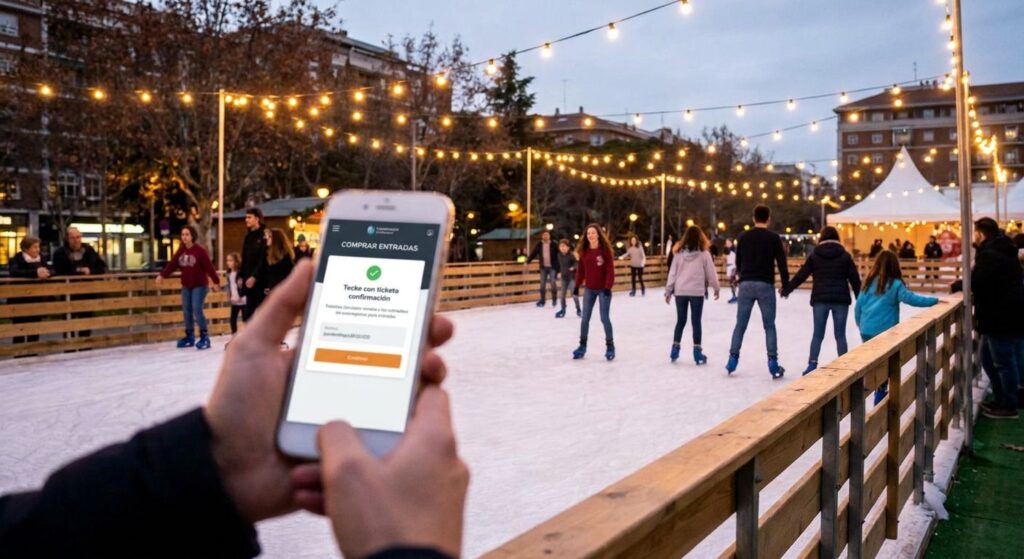Cómo vender entradas online para una pista de hielo de alquiler