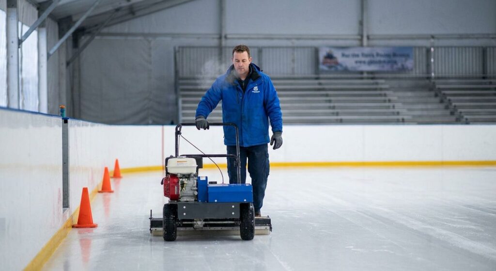 C&oacute;mo mantener una pista de hielo alquilada