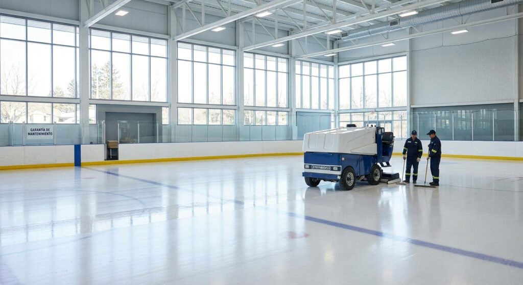 Mejor pista de hielo con garantía de mantenimiento incluida