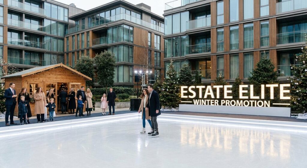 Mejor pista de hielo para promociones inmobiliarias de lujo