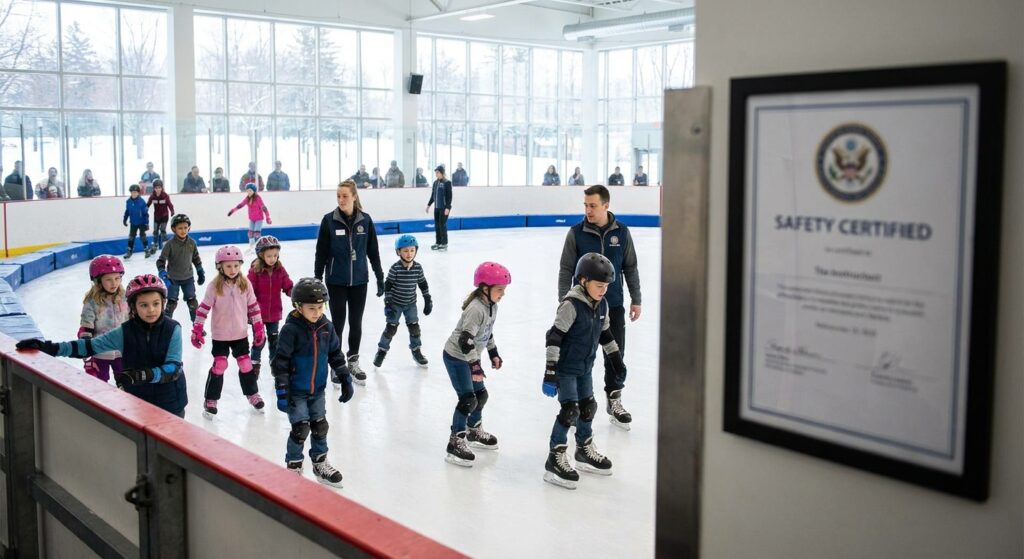 Mejores pistas de hielo con certificación de seguridad para menores