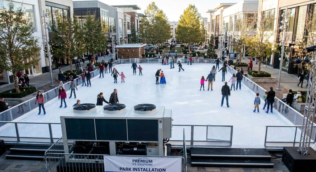 Mejores proveedores de pista de hielo para parques comerciales