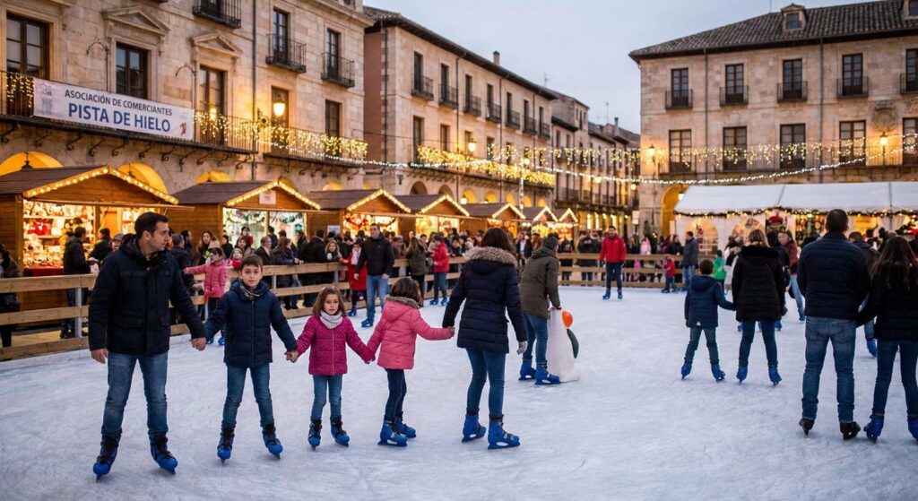 Pista de hielo para asociaciones de comerciantes