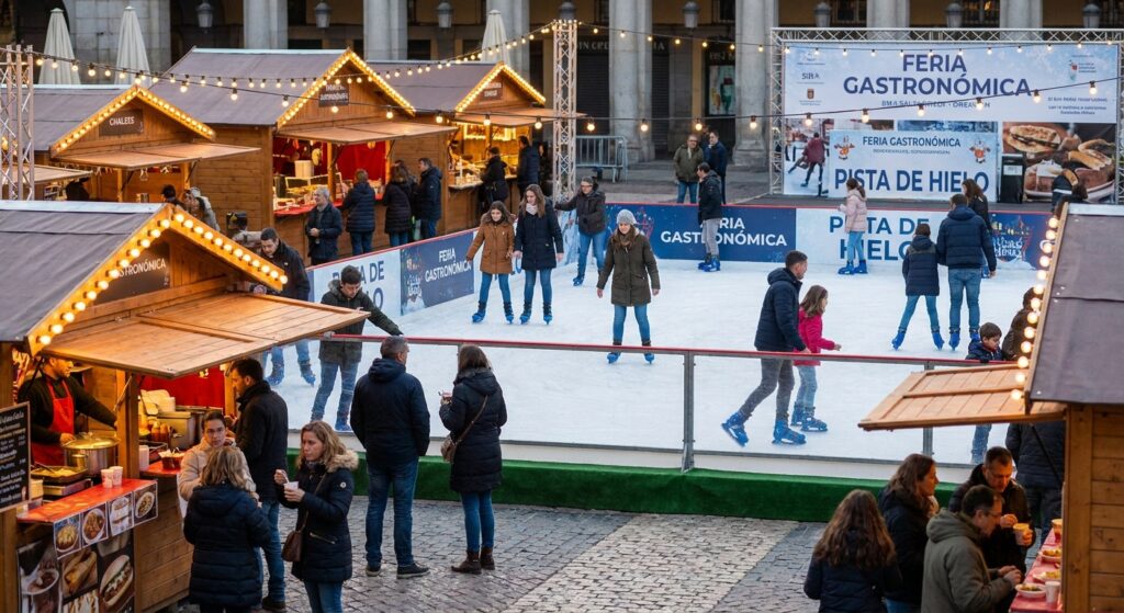 Pista de hielo para ferias gastronómicas