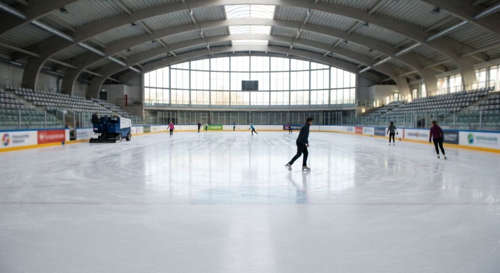 Pista de hielo para pabellones cerrados
