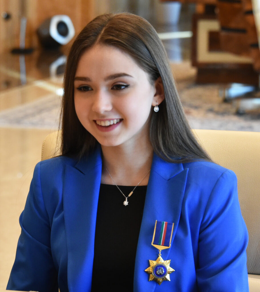Kamila Valieva in 2022. Photo: Rustem Kadyrov / Tatarstan.ru, CC BY 4.0.