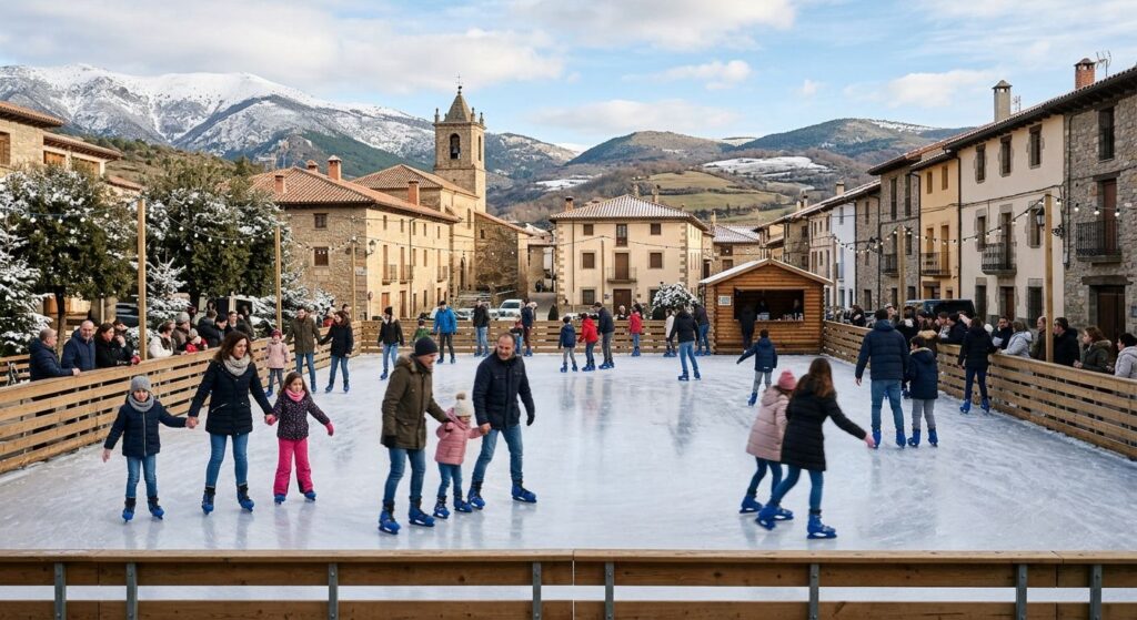 Alquiler de pista de hielo para áreas rurales